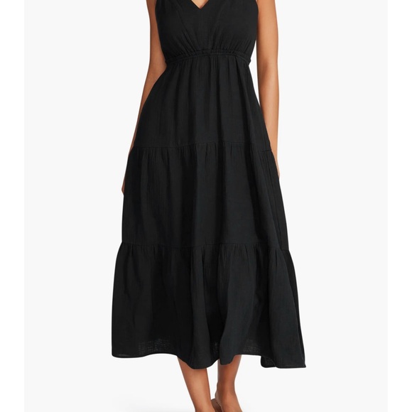 Steven Madden Elegant Black Maxi Dress - Picture 1 of 2